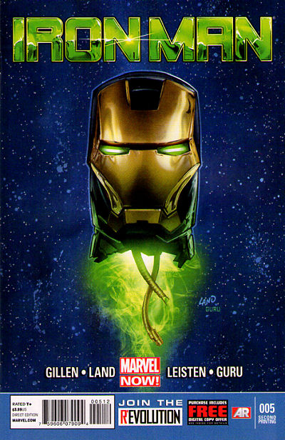 IRON MAN (2012) #5 - 2nd Print - Marvel Now! - New Bagged