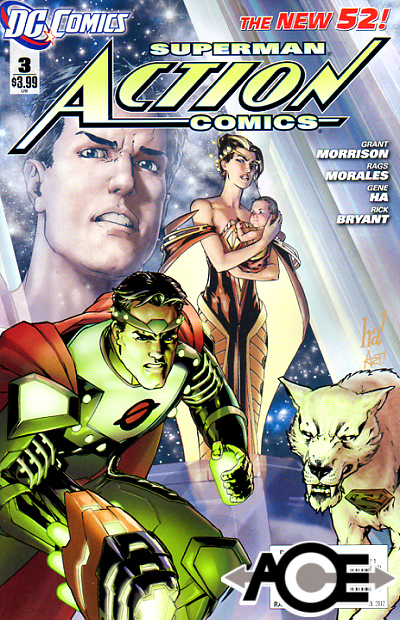 ACTION COMICS #3 - New 52 - Gene Ha VARIANT Cover