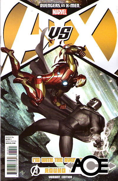 AVENGERS Vs. X-MEN #12 (of 12) Avengers Team VARIANT COVER