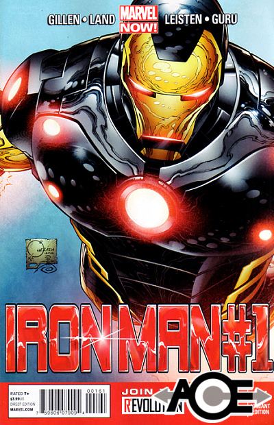 IRON MAN (2012) #1 - Marvel Now! - Quesada VARIANT Cover 1:100