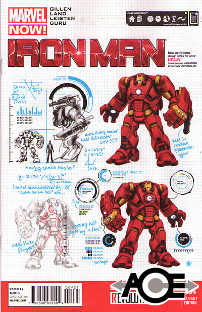 IRON MAN (2012) #4 - Marvel Now! - Design VARIANT COVER